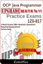 OCP Java 11 Upgrade Exam 1Z0-817  Practice Tests