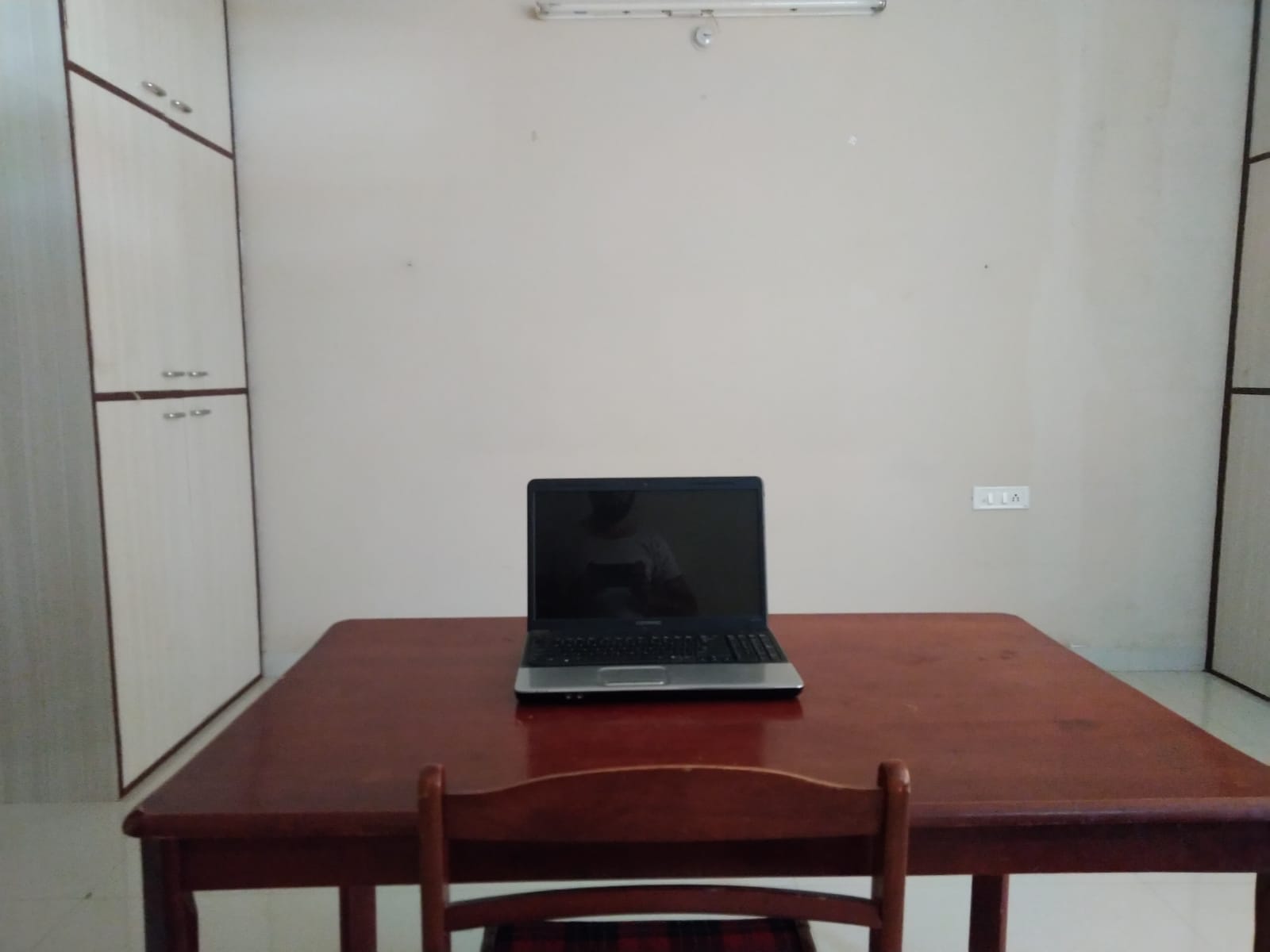 Room Back Room picture for taking java certification exam at home - back