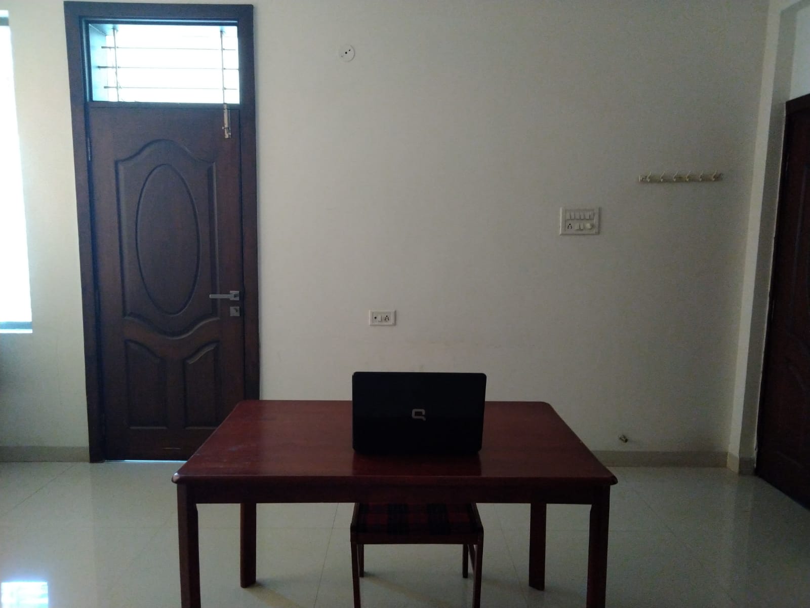 Room Front Room picture for taking java certification exam at home - front